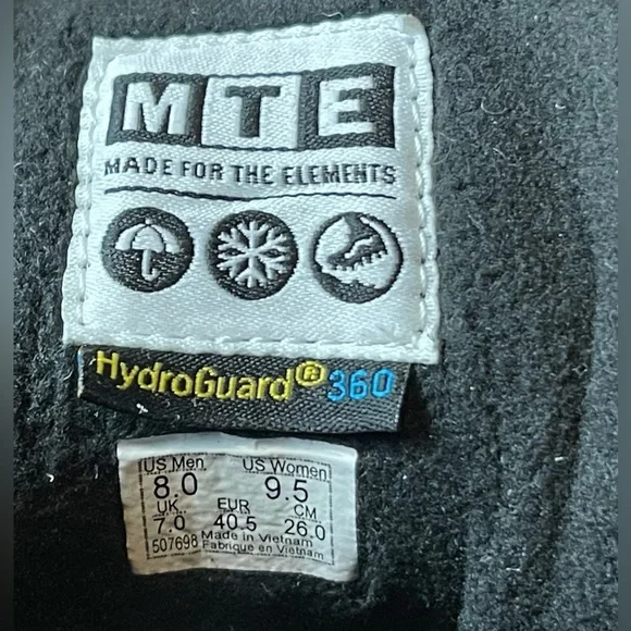 Vans Sk8 Hi Mte 2 Black/Black 3M Primaloft Hydroguard Boots Men’s 8 & 9 NEW - Picture 11 of 12